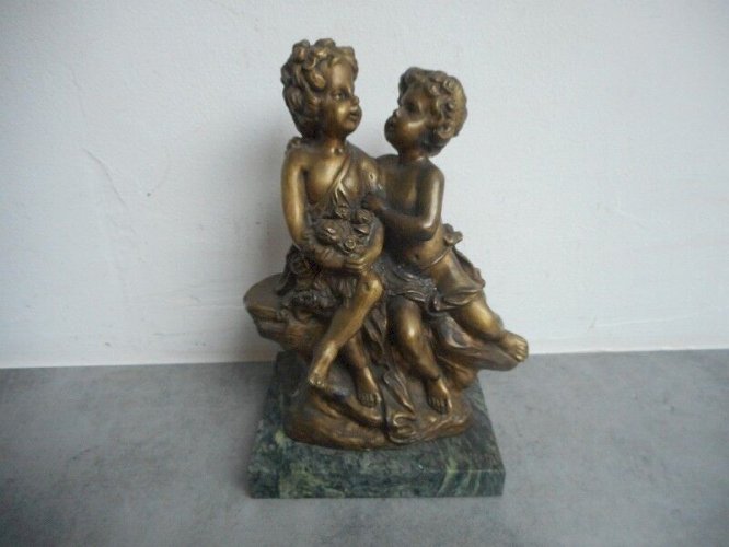 STATUE EN BRONZE AUGUSTE MOREAU