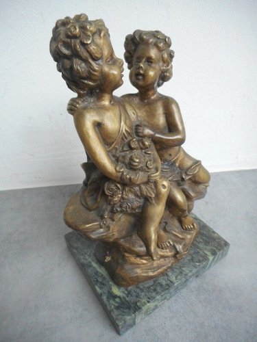 STATUE EN BRONZE AUGUSTE MOREAU