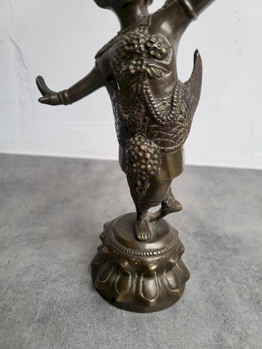 STATUE EN BRONZE DANSEUSE CAMBODGIENNE N°2