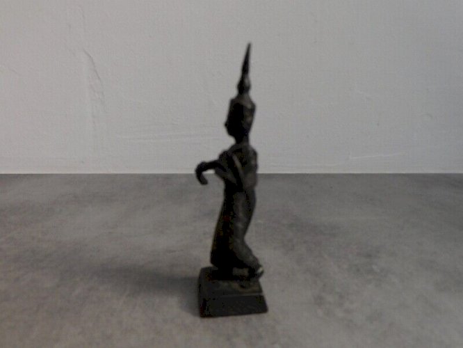 STATUE EN BRONZE DANSEUSE THAILANDAISE N° 12