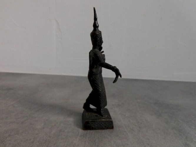 STATUE EN BRONZE DANSEUSE THAILANDAISE N° 12