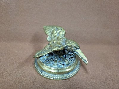 STATUE EN BRONZE OISEAU SIGNEE FILERIA