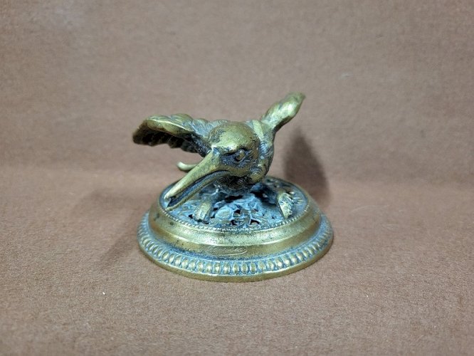 STATUE EN BRONZE OISEAU SIGNEE FILERIA