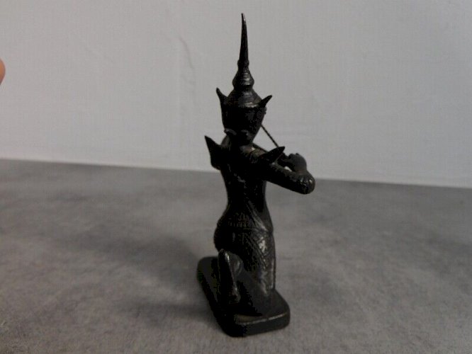 STATUE EN BRONZE RAMA HANUMAN THAILANDAISE N° 11