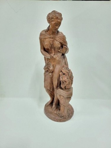 STATUE EN TERRE CUITE SIGNEE DE CHARLES BAURY 1827-1877