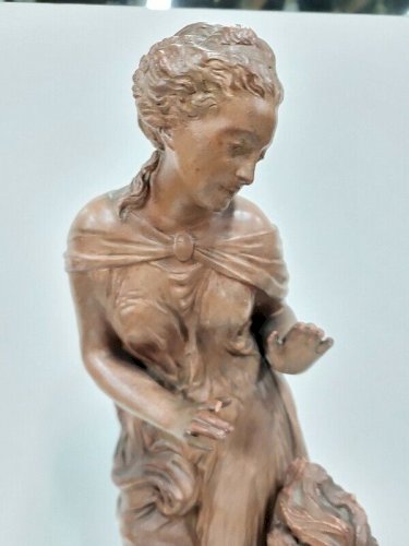STATUE EN TERRE CUITE SIGNEE DE CHARLES BAURY 1827-1877