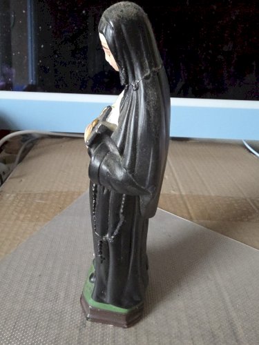 STATUE PLATRE STE RITA ..H 20 CM