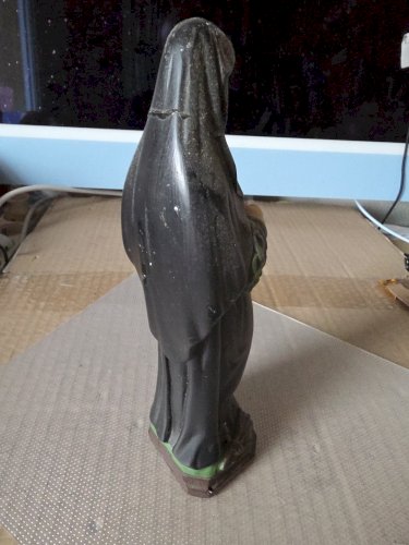 STATUE PLATRE STE RITA ..H 20 CM