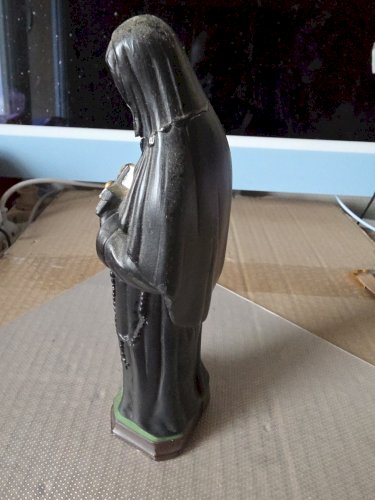 STATUE PLATRE STE RITA ..H 20 CM
