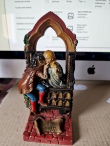 resin statue ROMEO AND JULIET - Height 20 cm