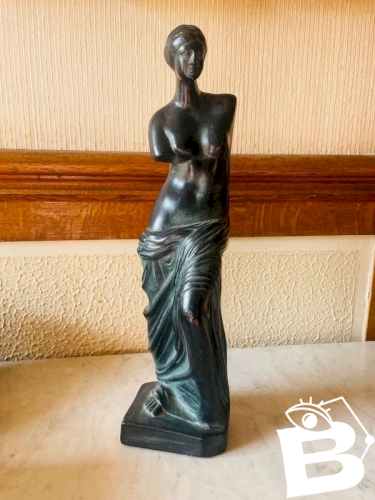 Statue Vénus de Milo en terre cuite vintage 41cm