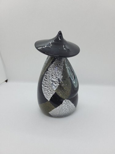 STATUE VINTAGE CHINOIS SIGNE MURANO 14.4.90