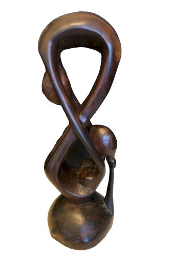statuette africaine homme femme stylisés design artisanat afrique art populaire