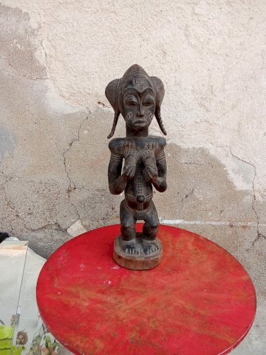 Statuette De Maternité Baoulé, République De Côte-d'Ivoire 