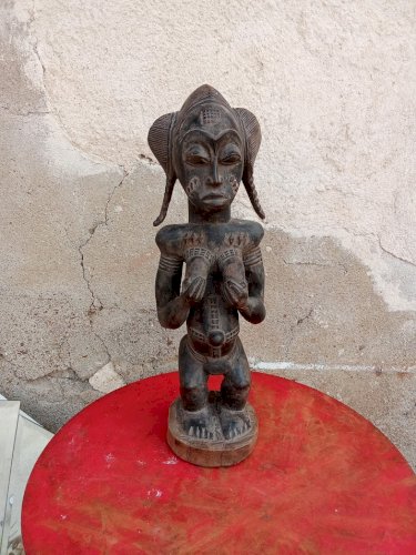 Statuette De Maternité Baoulé, République De Côte-d'Ivoire 