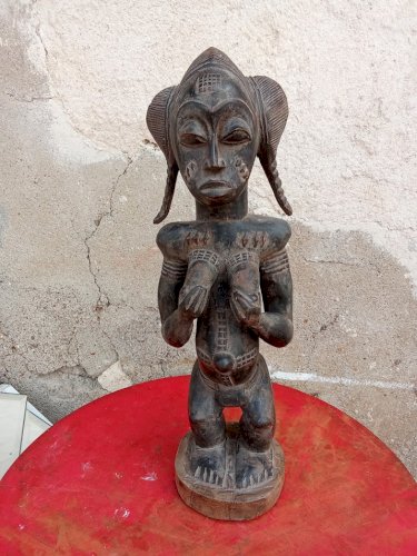 Statuette De Maternité Baoulé, République De Côte-d'Ivoire 