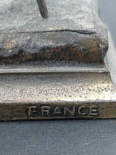 Statuette Jehanne d 'Arc en régule .