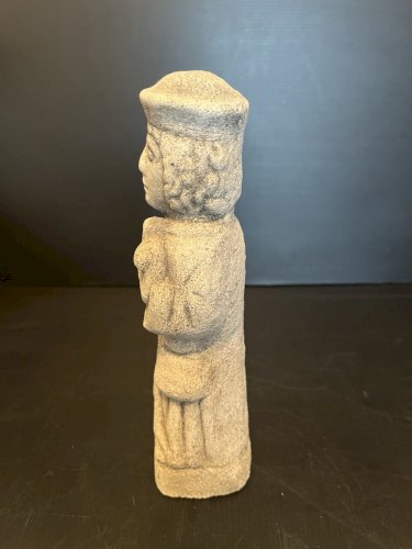 Statuette religieuse Saint  Mathieu pierre reconstituée Eglise devotion