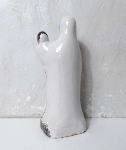 statuette Vierge à l'enfant Henriot Quimper Nevers Malicorne 22cm