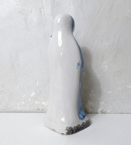 statuette Vierge à l'enfant Henriot Quimper Nevers Malicorne 22cm
