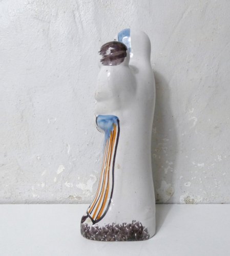 statuette Vierge à l'enfant Henriot Quimper Nevers Malicorne 22cm