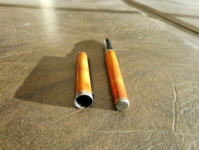 STYLO PLUME DUPONT EN ARGENT 925 LAQUE DE CHINE