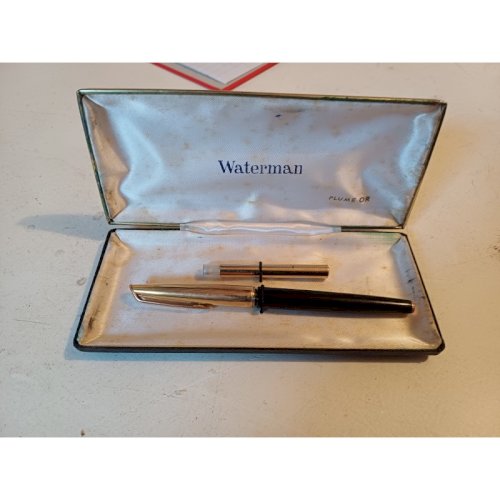 Stylo Waterman Plume Or