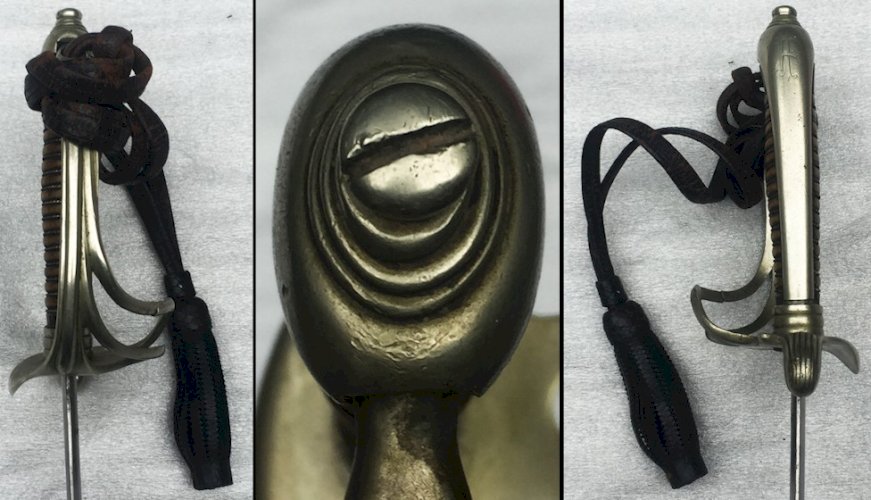 Sublime SABRE D'OFFICIER D'INFATERIE FRANCAISE 1882 '' MEYER '' + Monogramme WW1 Original