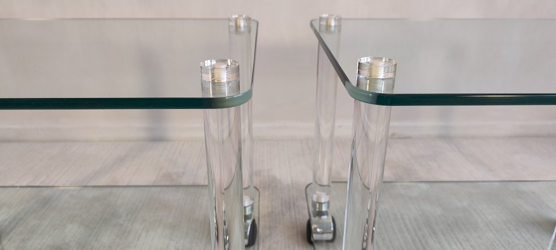 Sublimes tables d’appoint, bouts de canapé, table de chevets, tables basses Marais International en état neuf
