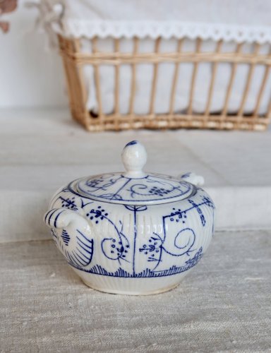 Sucrier ancien faïence Digoin Sarreguemines