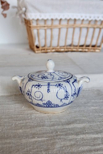 Sucrier ancien faïence Digoin Sarreguemines