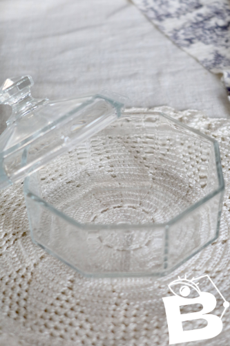 Sucrier Arcoroc vintage verre transparent
