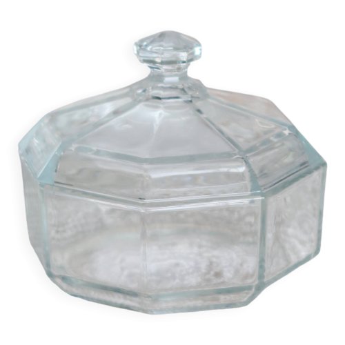 Sucrier Arcoroc vintage verre transparent