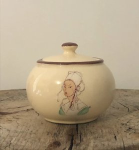 Sucrier boule vintage Ty Breizh