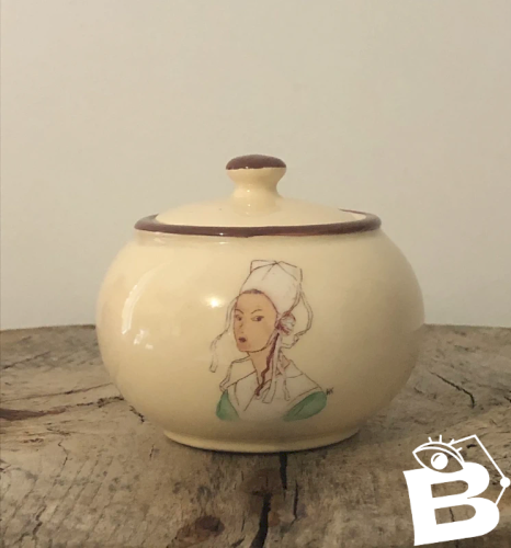 Sucrier boule vintage Ty Breizh