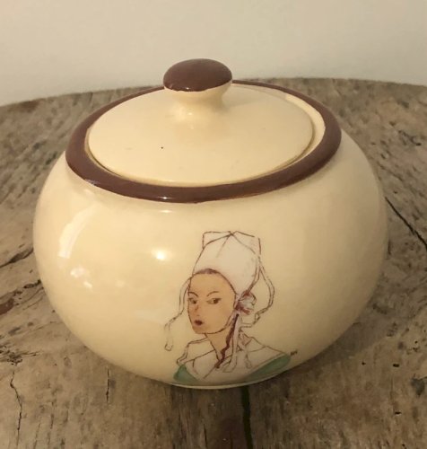 Sucrier boule vintage Ty Breizh