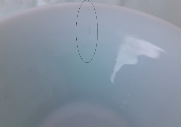 Sucrier en opaline