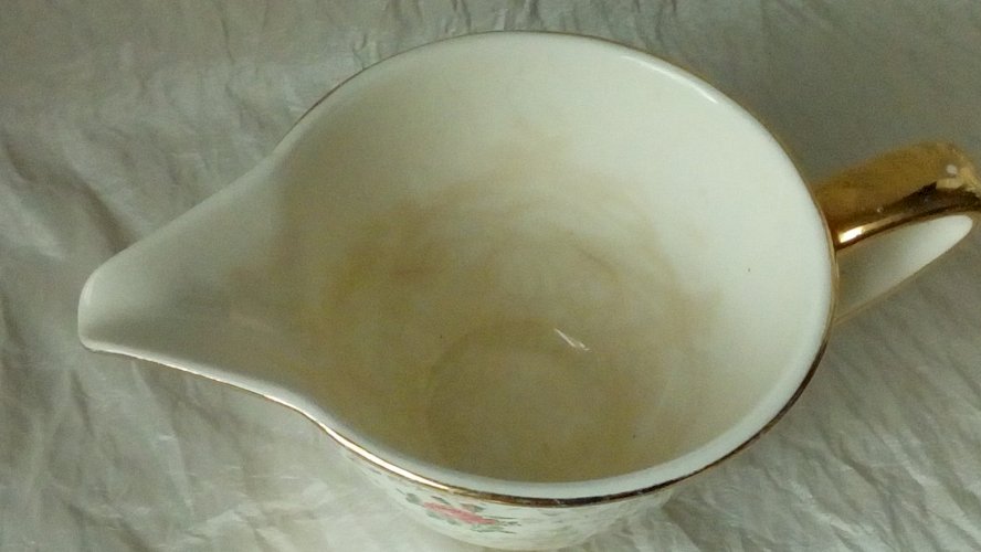 SUCRIER SAUCIERE POT A LAT EN FAIENCE VILLEROY BOCH METTLACH FRANCE-SAAR*