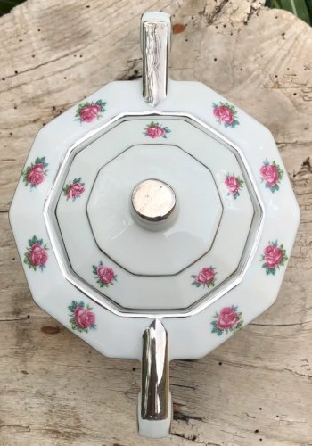 Sucrier vintage en porcelaine Limosa