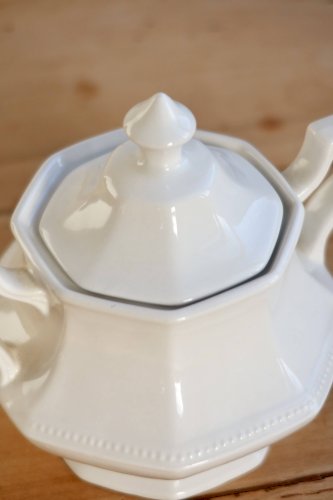 Sucrier vintage Johnson Brothers motif Perle porcelaine