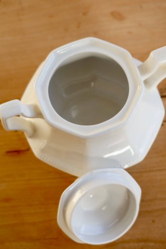 Sucrier vintage Johnson Brothers motif Perle porcelaine