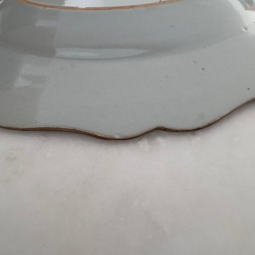 Suite de 4 assiettes en porcelaine Compagnie des Indes XVIIIe M4024