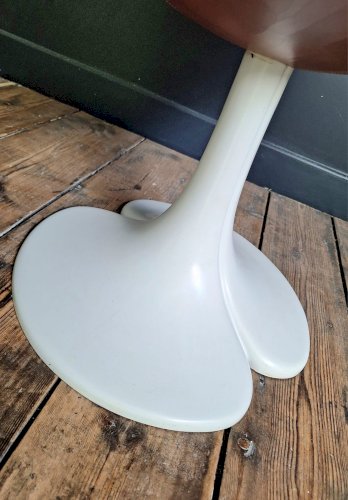 Suite de 4 fauteuils vintage Christian Adam modèle trèfle, meubles sièges design