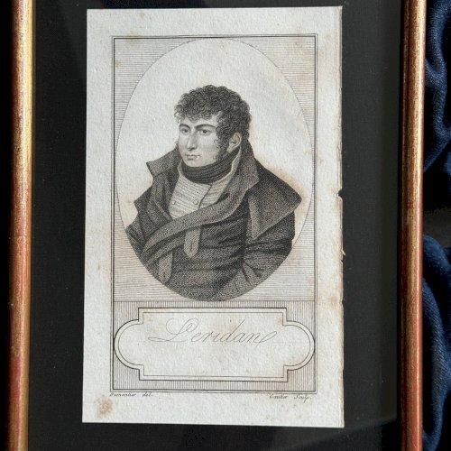 Suite de 4 gravures première partie du XIXe Polignac Leridane Cadudal A5628