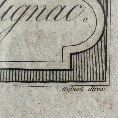 Suite de 4 gravures première partie du XIXe Polignac Leridane Cadudal A5628