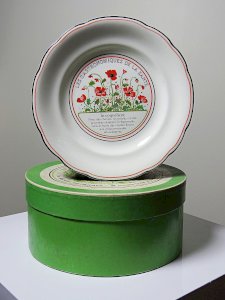 Set of 8 dessert plates Gien - The gastronomes of health