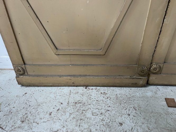 Suite de deux portes a panneaux moulurés XIX siècle