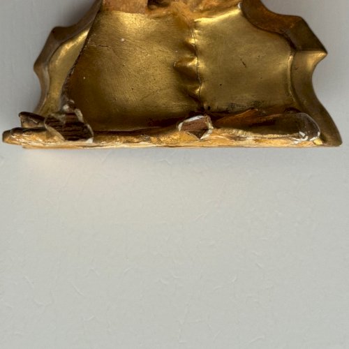 Suite de trois consoles en bois doré de type Rocaille fin XIXe M3928