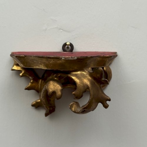 Suite de trois consoles en bois doré de type Rocaille fin XIXe M3928