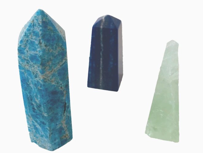 Suite de trois obélisque de couleur XX siècle